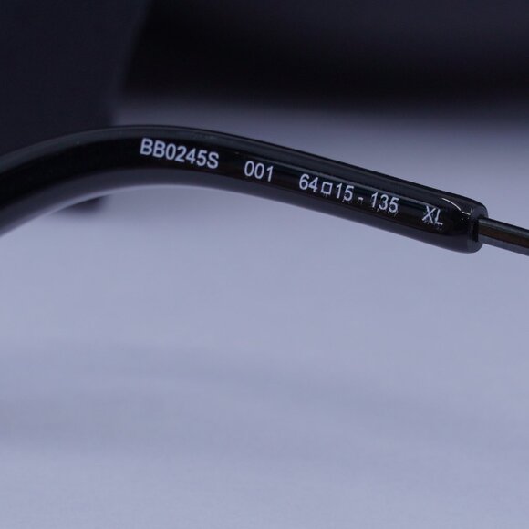 Balenciaga BB0245S 001 Geometric Sunglasses - Grey - Picture 10 of 11